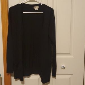 Women's black cardigan